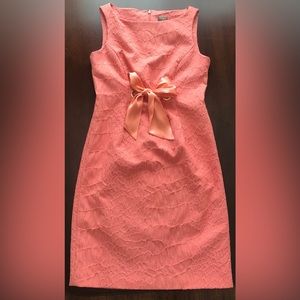 Taylor Coral Pencil Dress Size 4